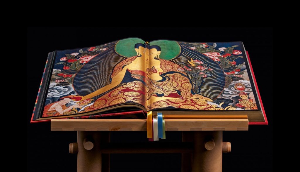 Rare $12,000 book weighing 50 pounds is now on display at JH Book Trader Murals Of Tibet- Amostra Tibet Buckrail - Jackson Hole, news