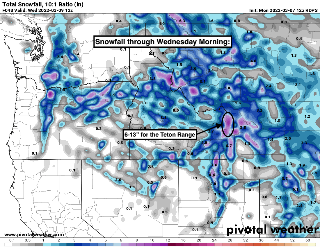 Jackson Hole Weather Mar 713, 2022 Buckrail Jackson Hole, news