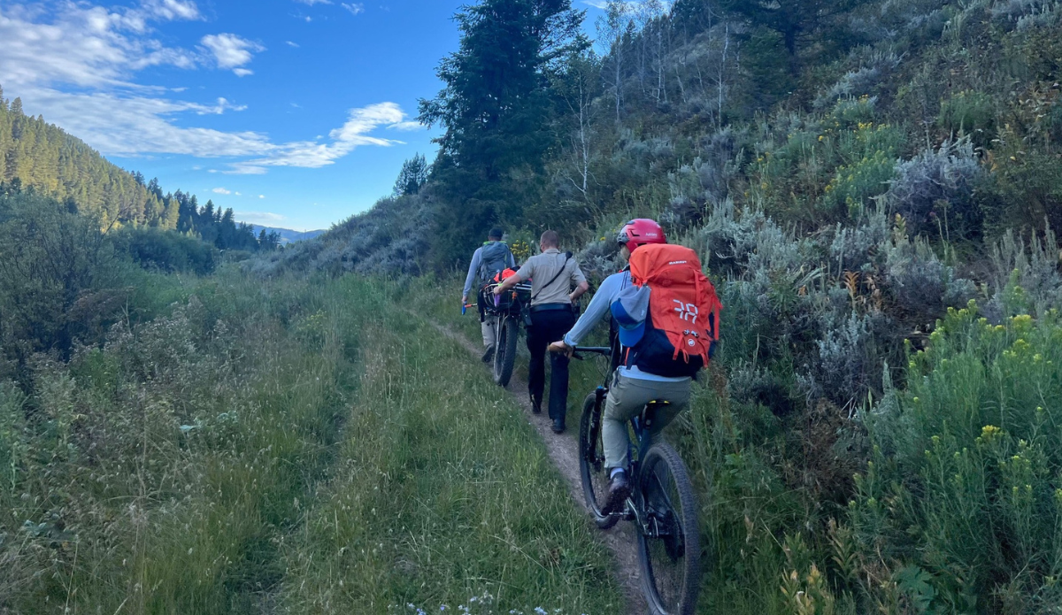 TCSAR retrieves injured cyclist from Game Creek trail